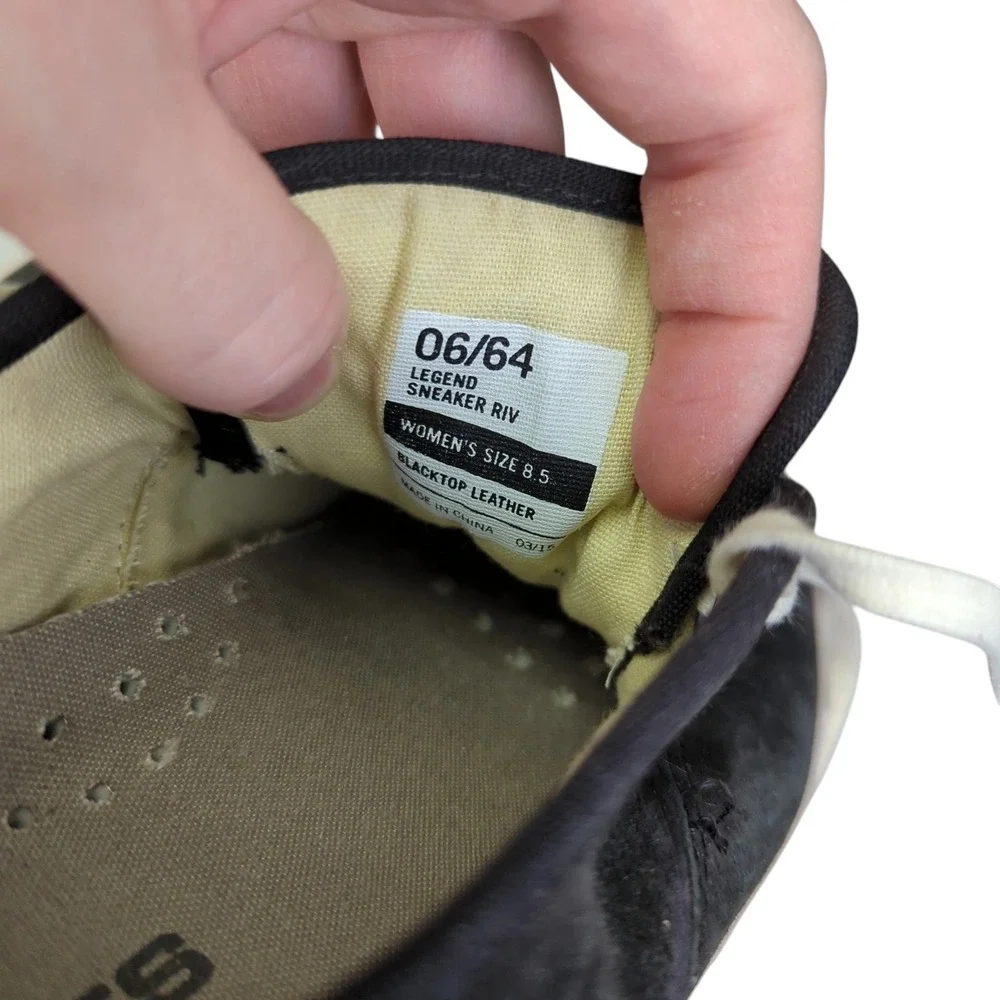 Seavees Legend Blacktop Leather‎ Sneaker Riv Suede Low Top Women's Shoes